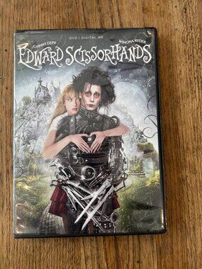 Edward Scissorhands 25th Anniversary Movie DVD Digital HD Johnny Depp Pre-Owned